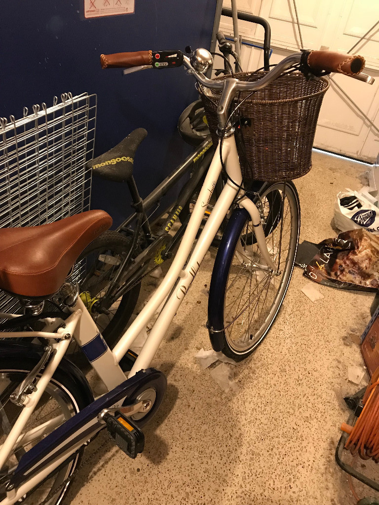 Pendleton Somerby Electric Bike New inc Wicker Basket, Bell Piston
