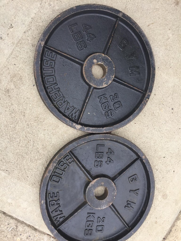 5 x 20kg Olympic weight plates in Halesworth, Suffolk Gumtree
