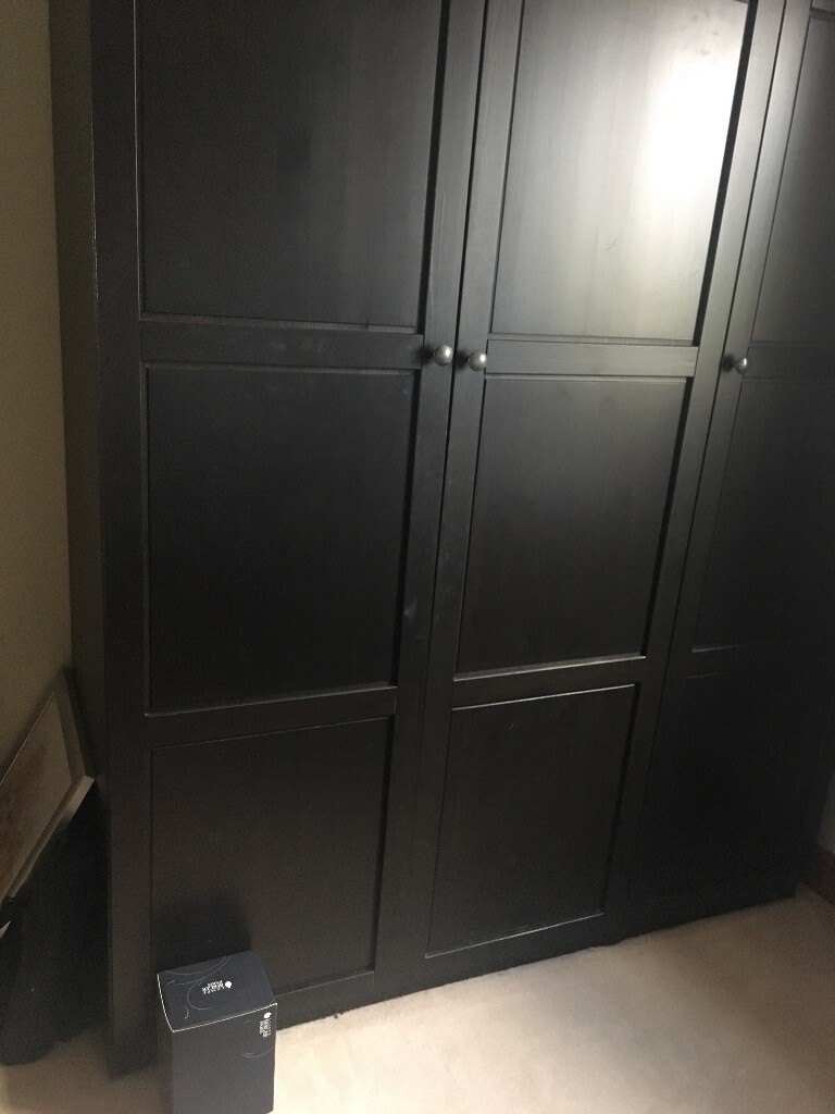 Ikea Black Brown Pax Wardrobes In Huddersfield West Yorkshire