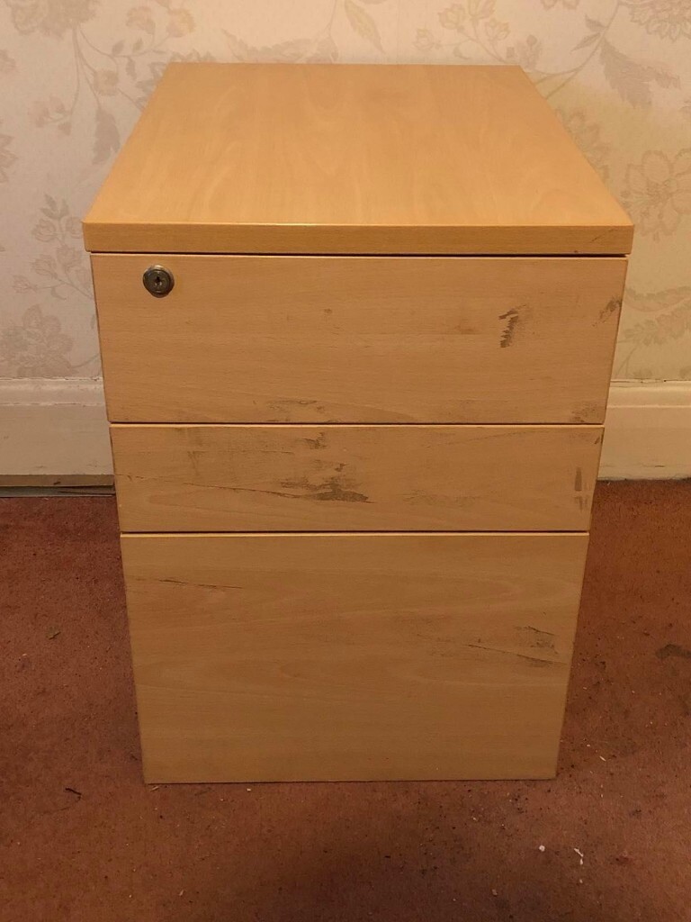 2 solid wood under desk filing in Downend, Bristol Gumtree
