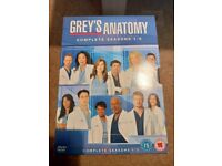 Greys anatomy 1 to 9 postage £4.45 2nd class signed for 