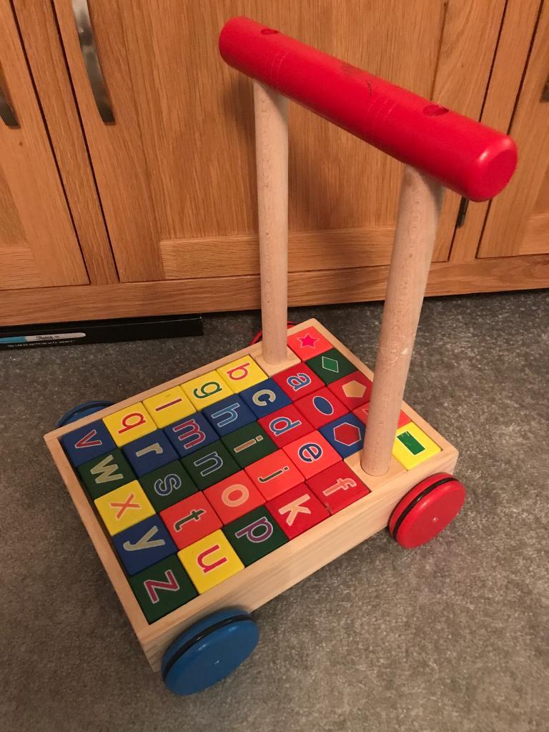 Wooden Baby Walker and ABC Blocks in Taverham, Norfolk Gumtree