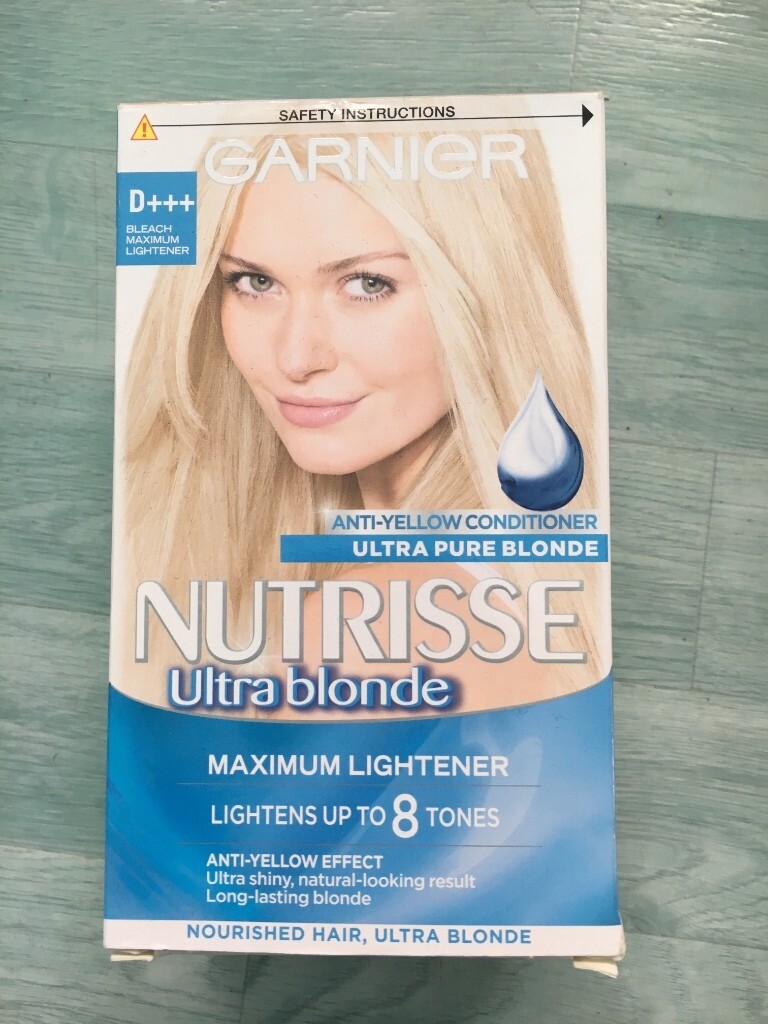 Garnier Nutrisse Permanent Hair Dye D+++ Bleach Ultra Pure Blonde, 1