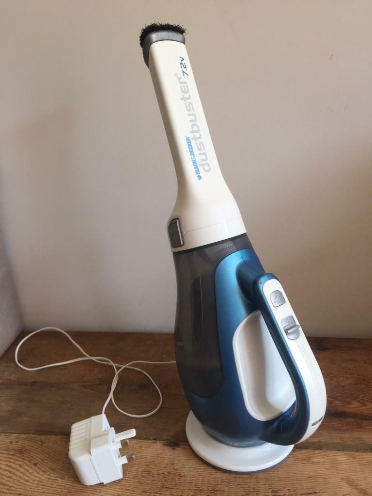 Black & Decker DustBuster 7.2v bagless inc charger base. Hand held