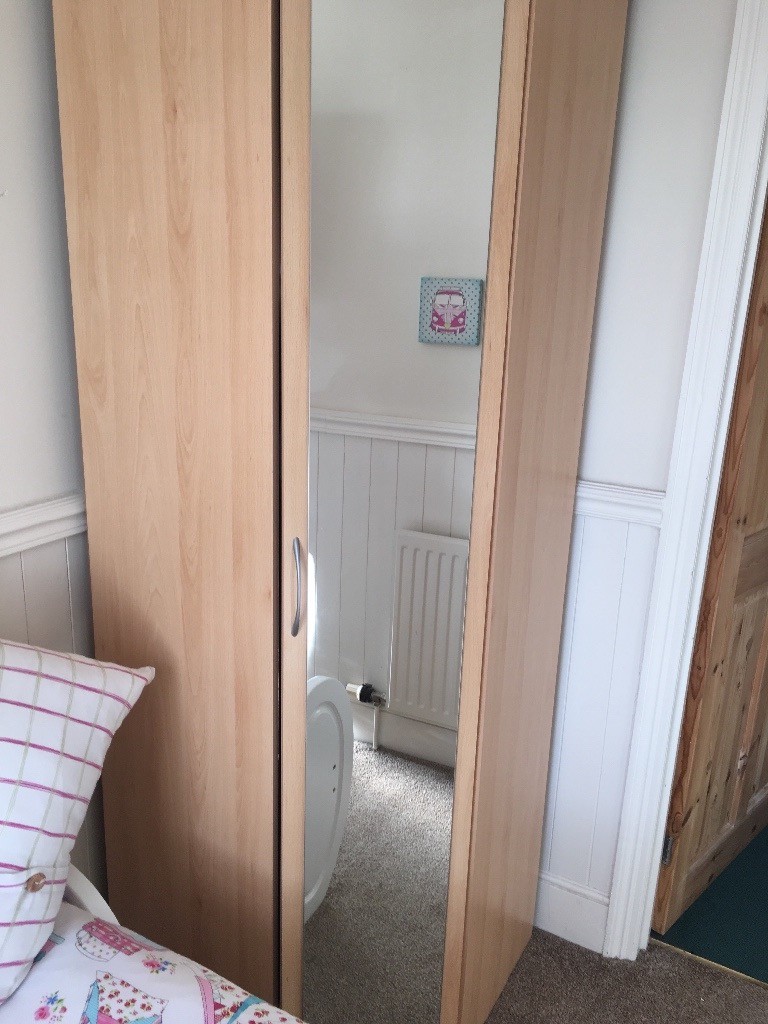 Corner Wardrobe With Mirrored Door In Torquay Devon Gumtree