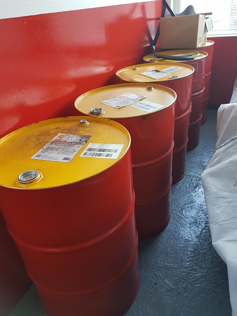 Used oil drums, ideal burner, bbq etc in Edinburgh City Centre