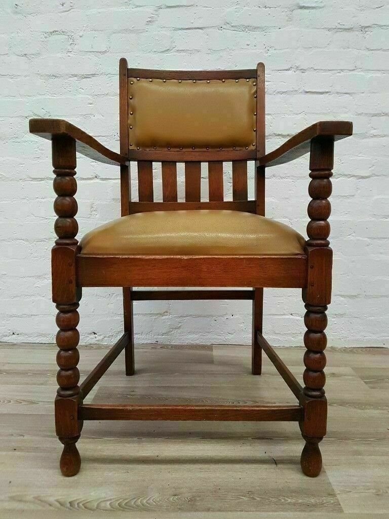 Antique Oak Armchair (DELIVERY AVAILABLE FOR THIS ITEM OF FURNITURE