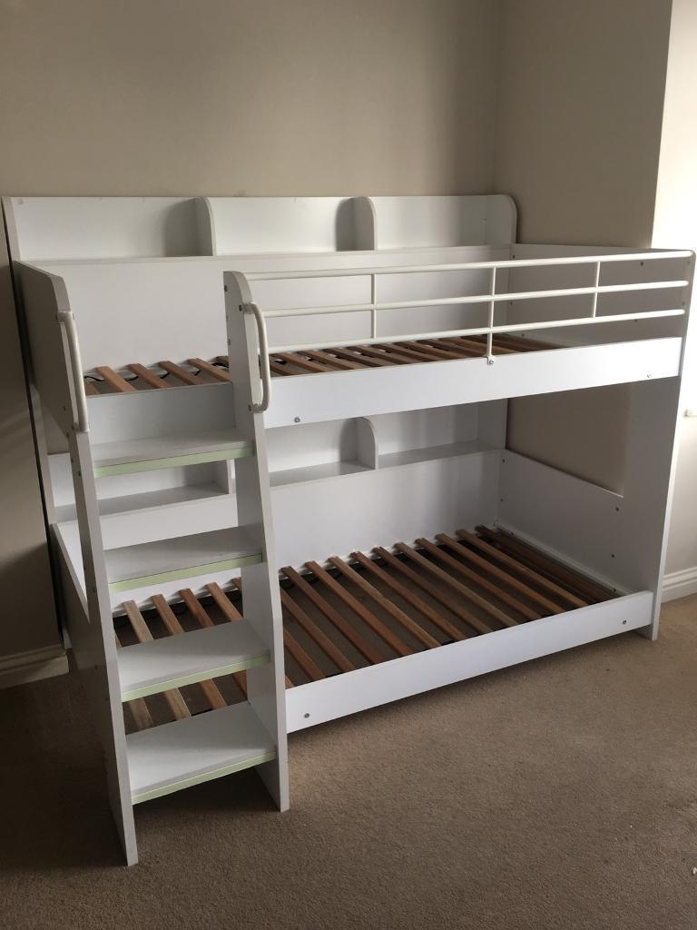 Julian Bowen Domino Bunk Bed with 2 x mattresses in Chichester, West