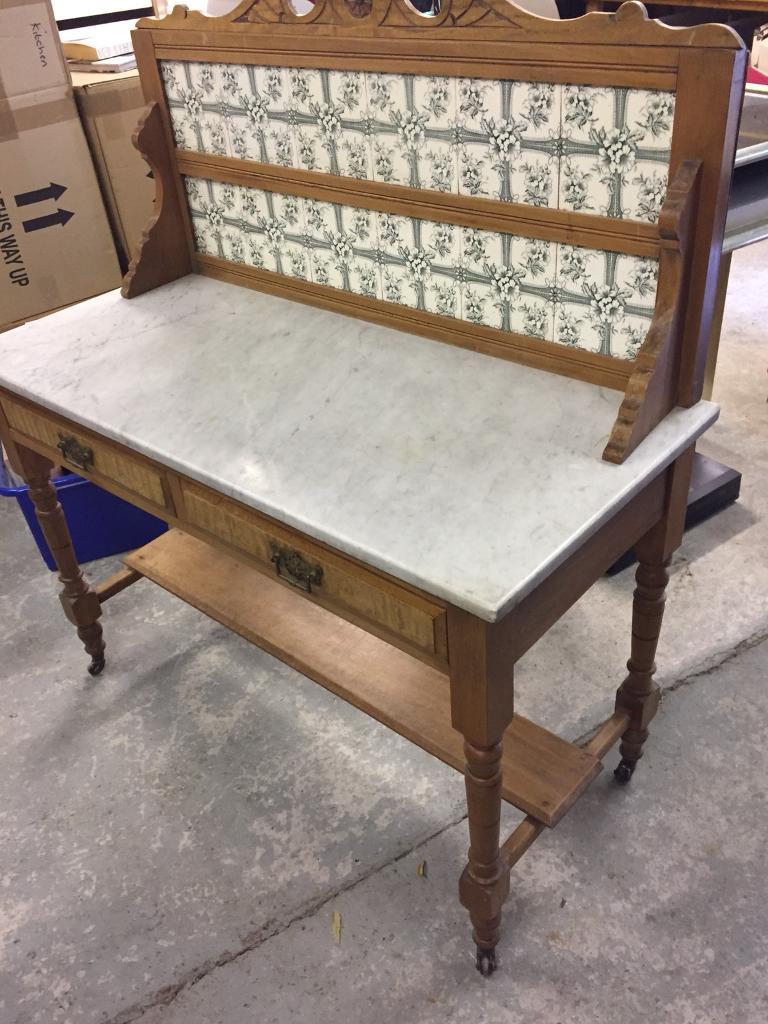 Antique marble top wash stand in Churwell, West Yorkshire Gumtree