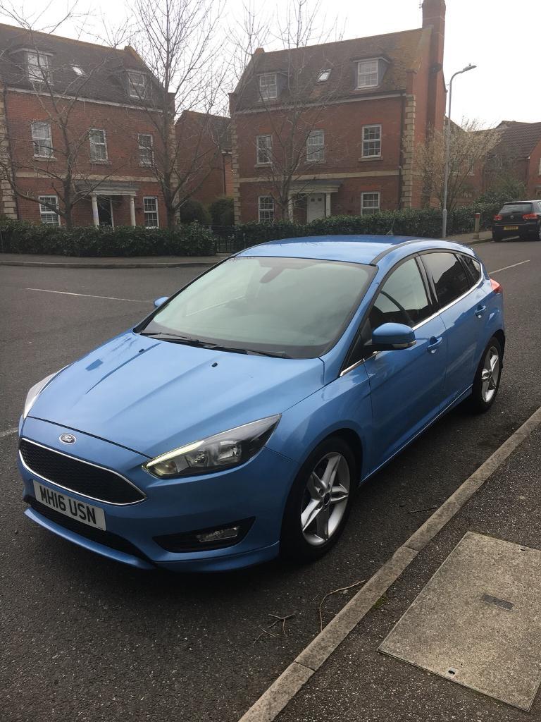 FORD FOCUS ZETEC TDCI 2016/16 PLATE ZERO ROAD TAX ICEBERG BLUE £7495 ONO