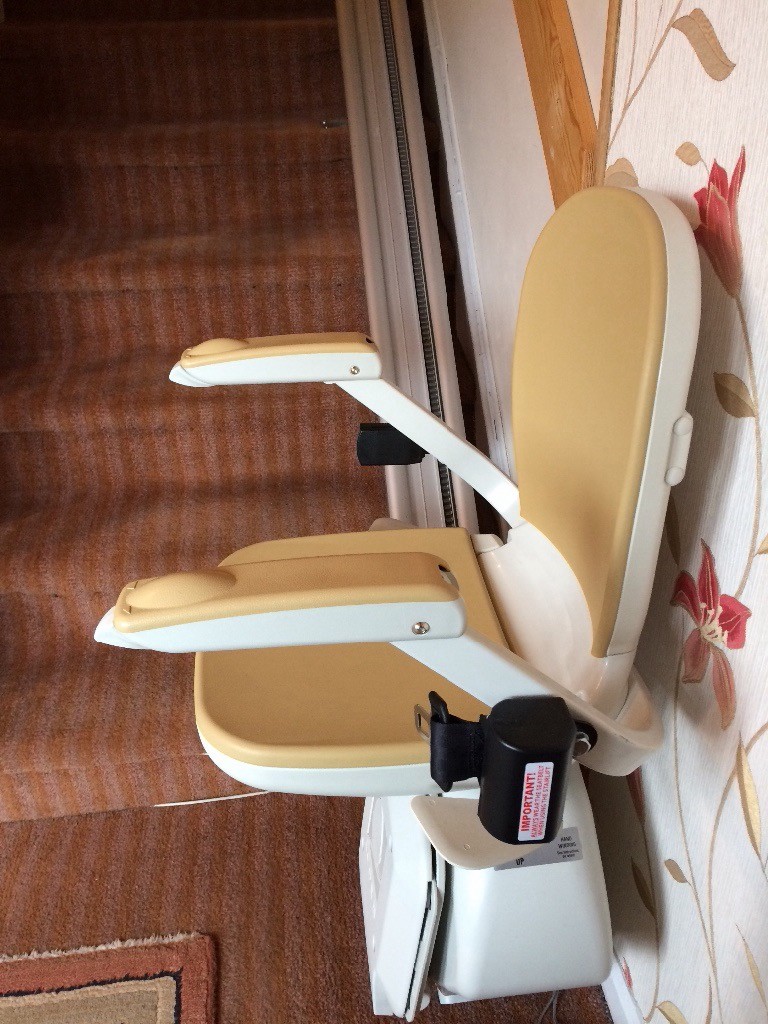 Acorn 130 stairlift inc fitting. Suitable for straight stairs of any