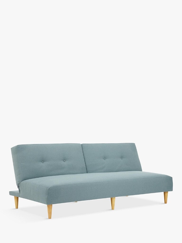 Delivery teal claappton5 John lewis fabric sofabed splitback click