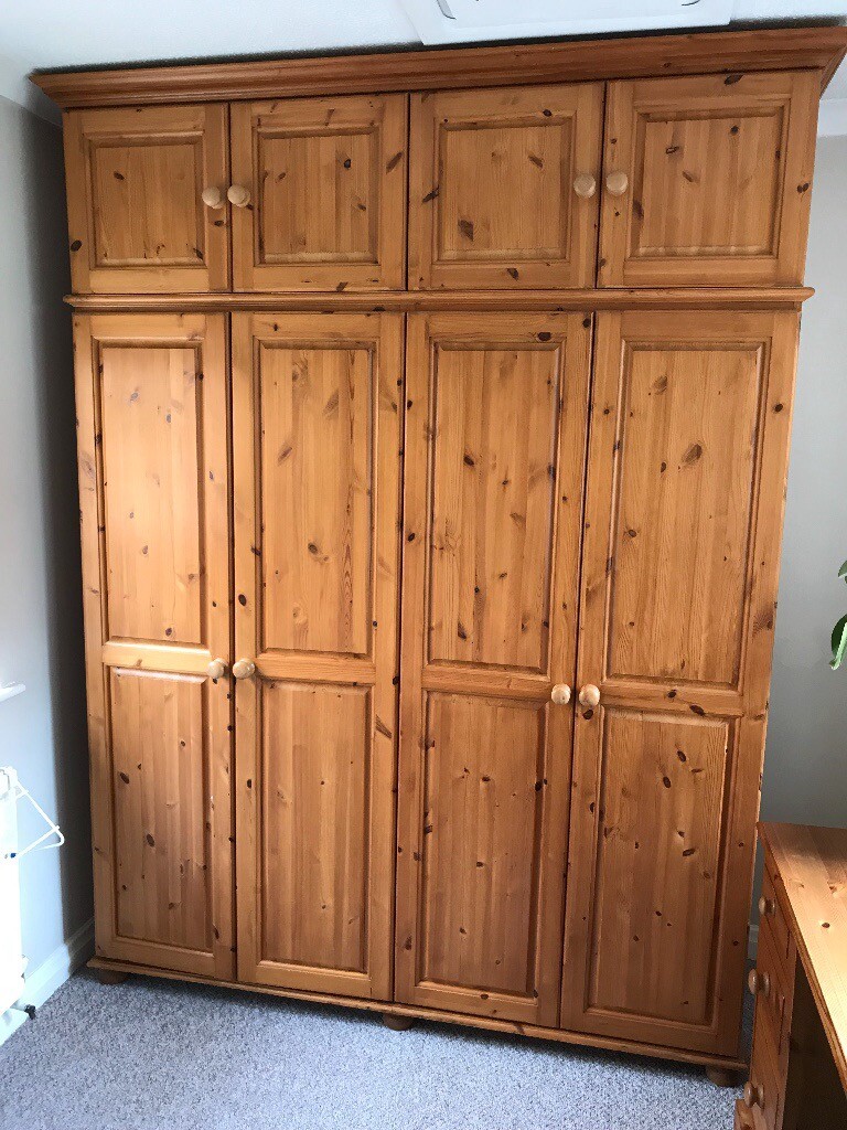 Large pine wardrobe in South Woodham Ferrers, Essex Gumtree