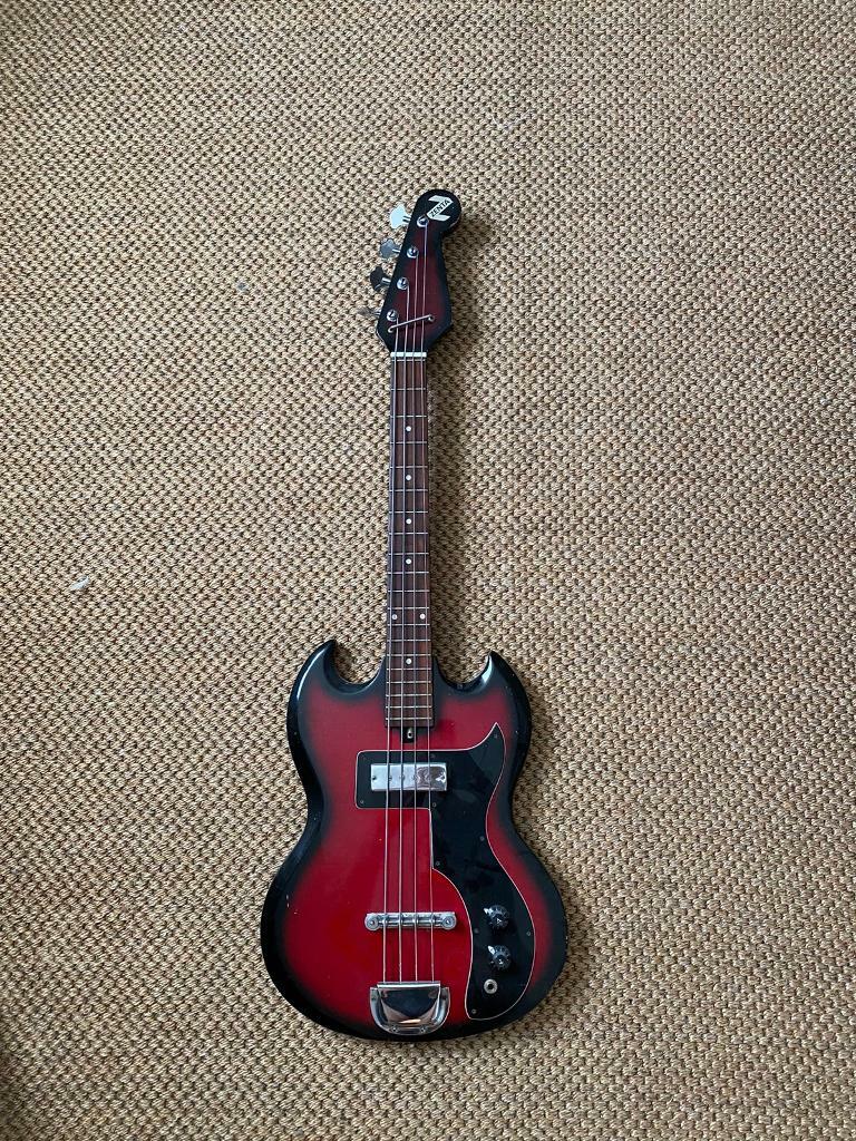 1960s Zenta Japanese Bass Guitar in London Gumtree