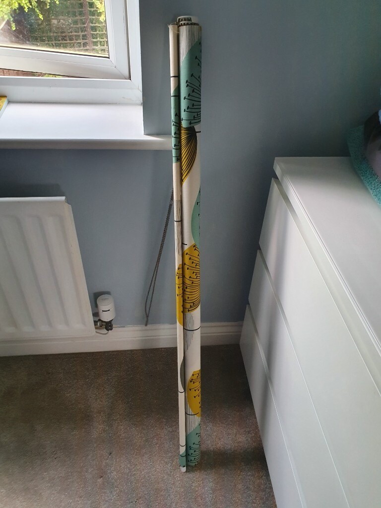2x John Lewis Sanderson Dandelion Clocks Roller Blind 1m22 in Great