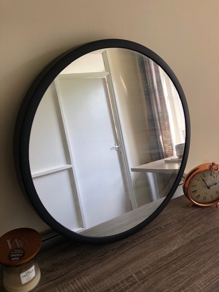 Black Circular Mirror 55x55cm in Leeds, West Yorkshire Gumtree