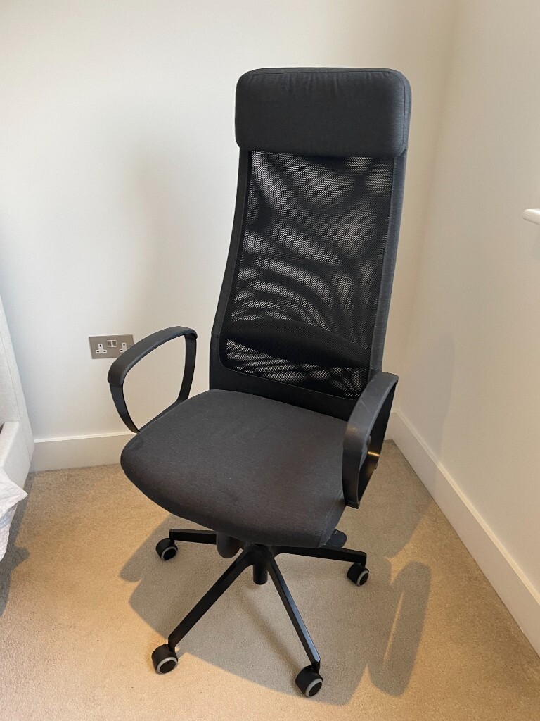 IKEA Markus Office Chair Adjustable Tilt, Lumbar Support (Great