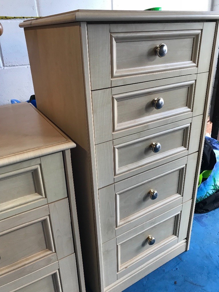 bedside maple plus tall drawer unit in Edinburgh Gumtree