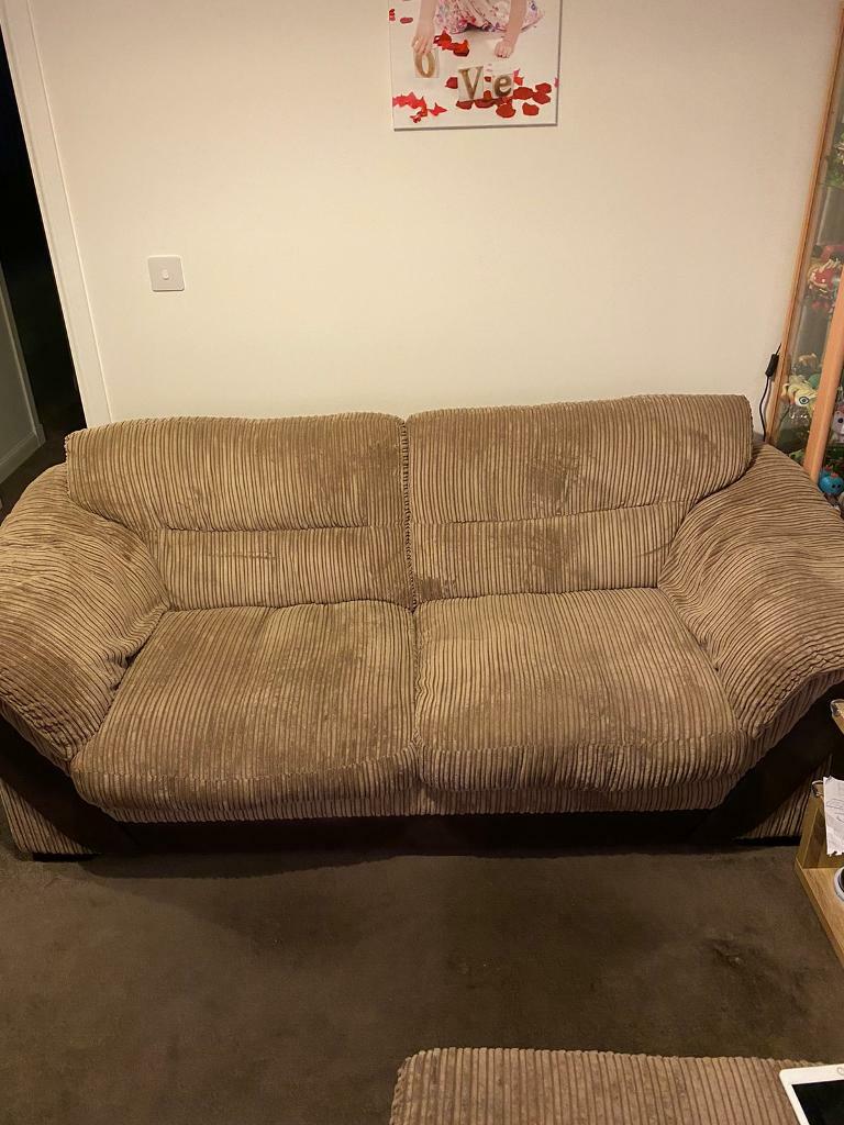 2 Seater Couches And Storage Footstool In Blairgowrie Perth And