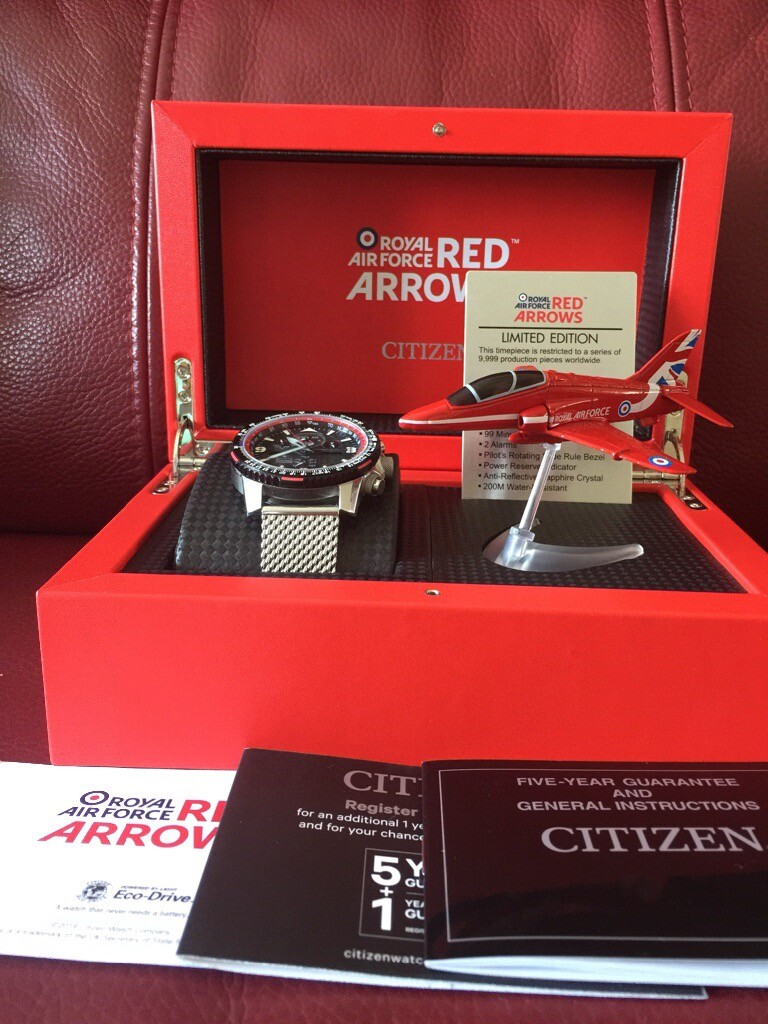 Lk !! Citizen Red Arrows Promaster Skyhawk Men's Bracelet Watch in