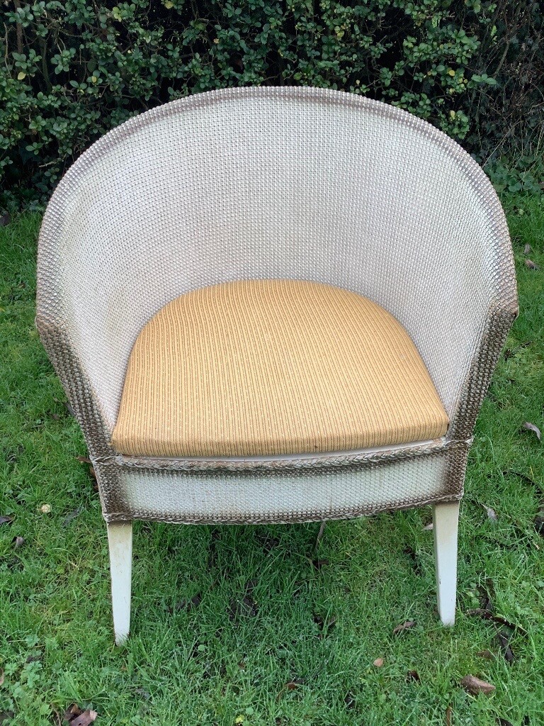 Lloyd loom style commode chair for up cycling project in Beccles