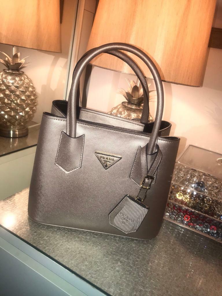 Dark Silver metallic designer handbag in Sunderland, Tyne and Wear
