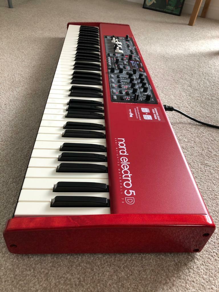 nord electro 5d 73 Semi Weighted Waterfall electric Keyboard Piano Gig