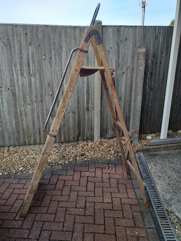 WOODEN STEP LADDERS WITH HANDRAILS in Norwich, Norfolk Gumtree