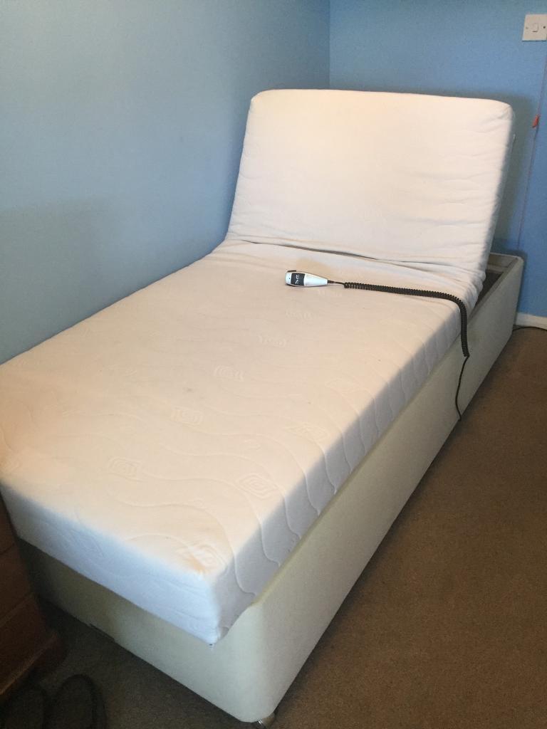 Adjustable Electric Single bed with remote control, delivery available