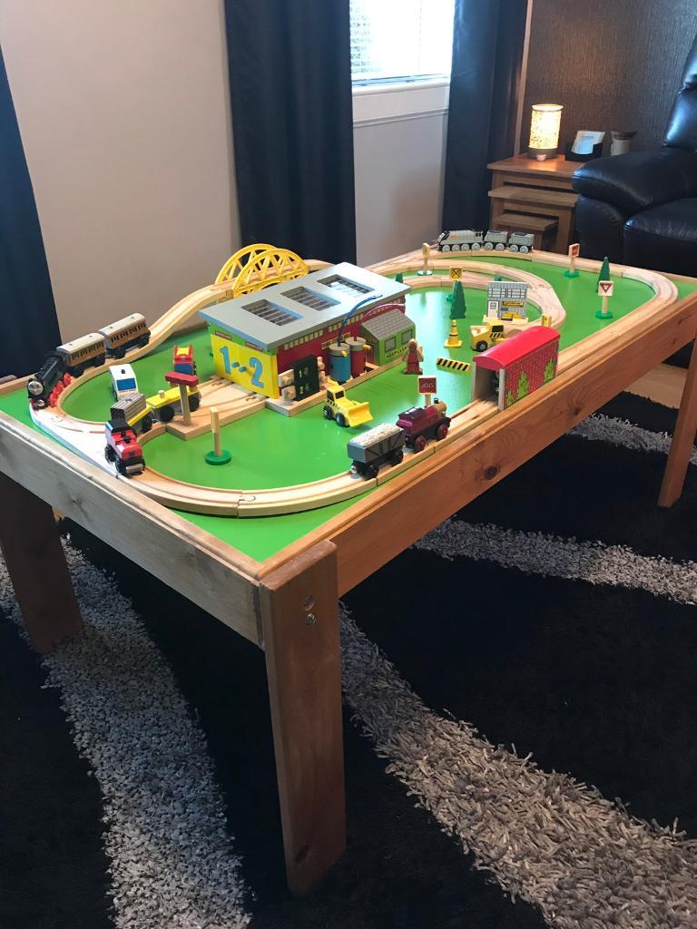 Folding play table, wooden train set in Kirkcaldy, Fife Gumtree