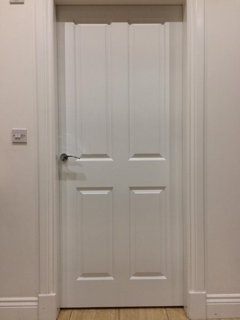 Five White 4 Panel Interior Doors Each 20 In Falkirk Gumtree