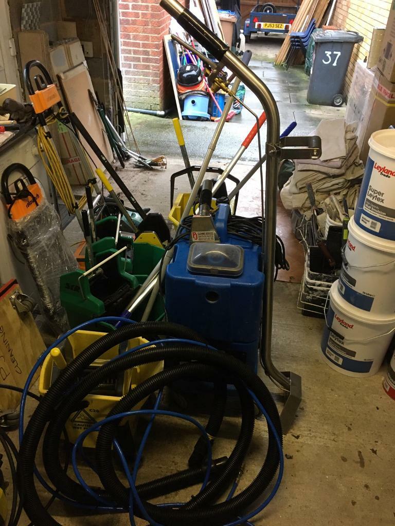 Carpet Cleaning Machine complete with job lot of other