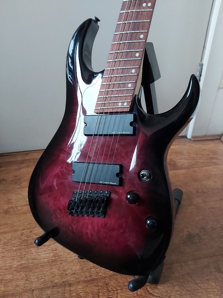 Harley Benton MultiScale7 TPB 7 String Electric Guitar in Dewsbury