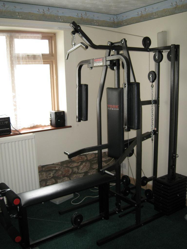 York 401 Home Gym Workout Chart