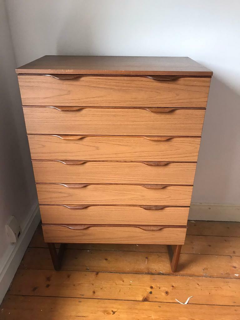Europa furniture chest of drawers vintage retro g plan style in