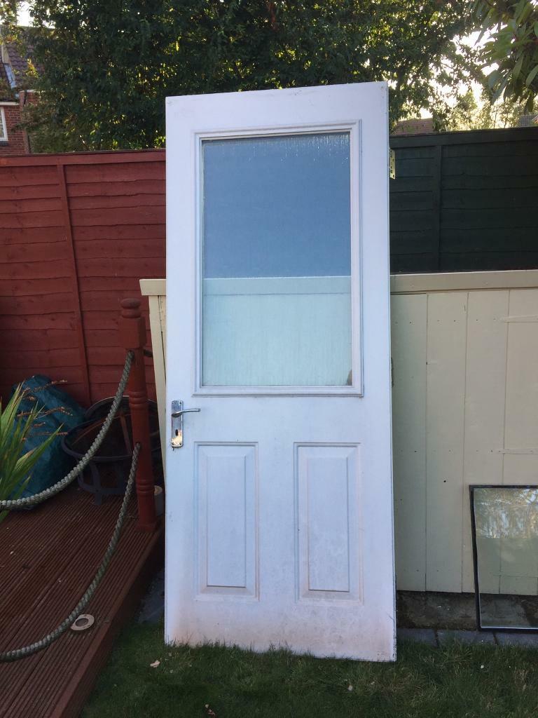 Doubleglazed Wooden External Door with Frame/Sill in Basford