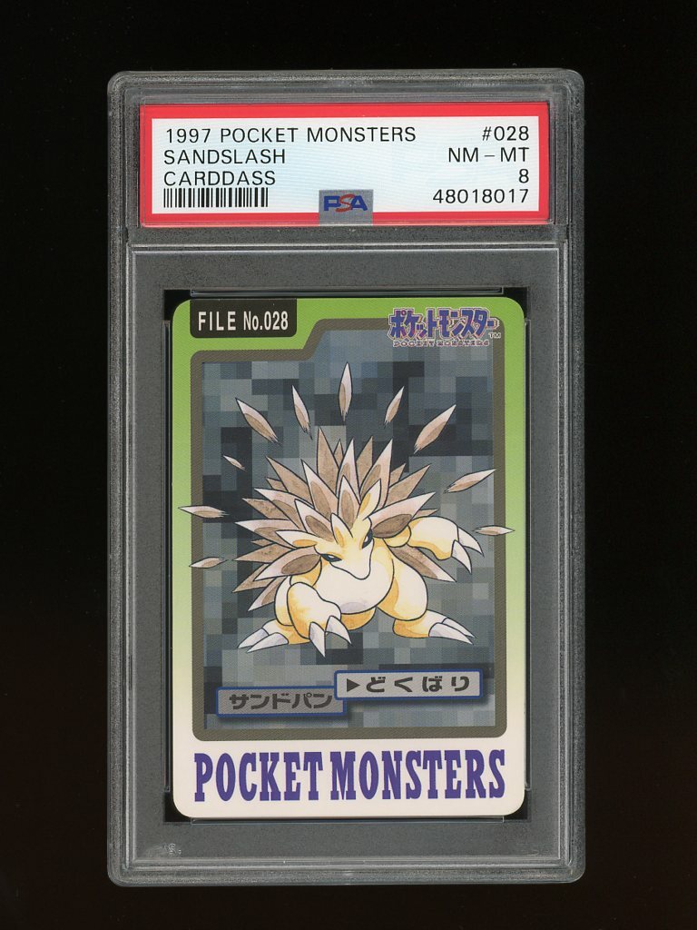 Pokemon PSA 8 NM-MINT Sandslash 1997 Bandai Carddass