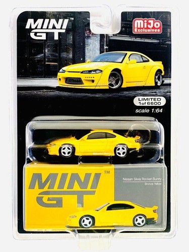 Mini GT 1:64 Nissan Silvia (S15) Rocket Bunny Bronze Yellow