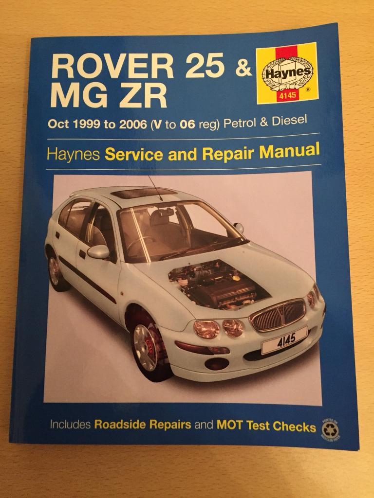 MG ZR and Rover 25 Haynes manual