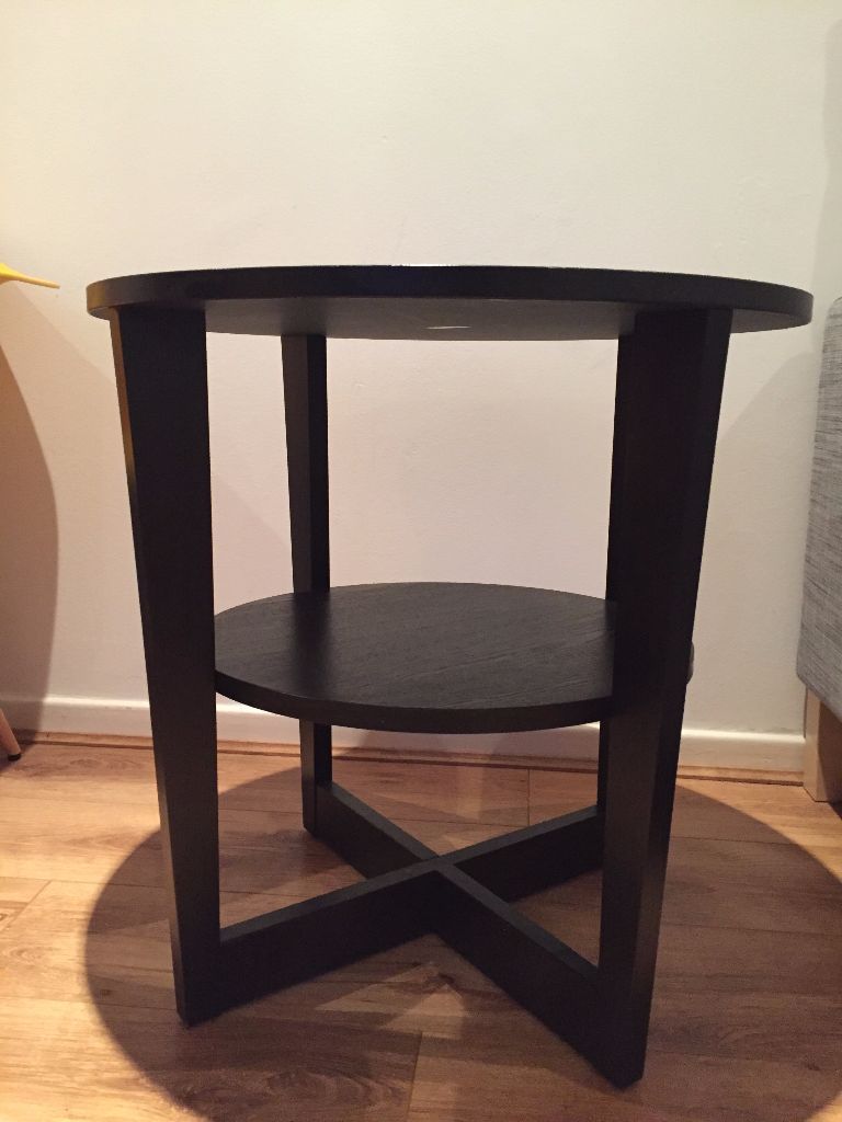 Ikea Vejmon Side Table Black Brown | in Tooting, London | Gumtree