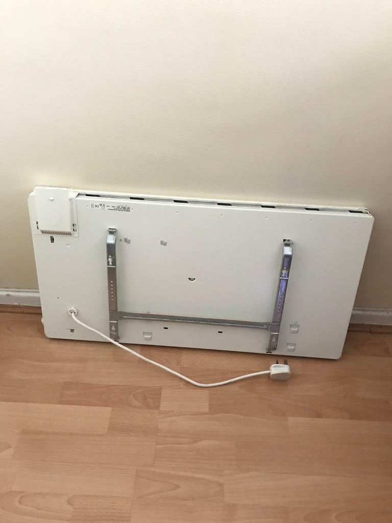 NOBO 1250w Electric heating slim panel heater with Wall Mounted bracket