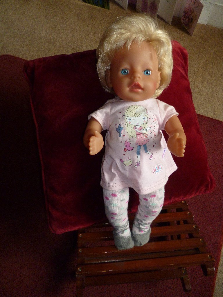 Baby Born Pat A Cake Doll With Blonde Hair Vgc In Shipley West