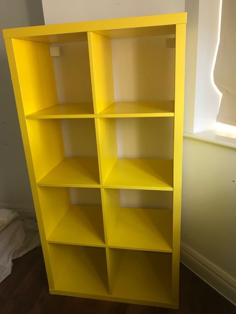 Ikea Kallax Yellow 6 Square Shelving Unit in Berkshire Gumtree