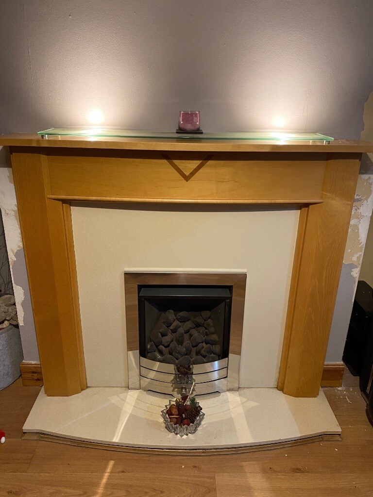 Kilkenny living maple fire surround fireplace in Forfar, Angus Gumtree