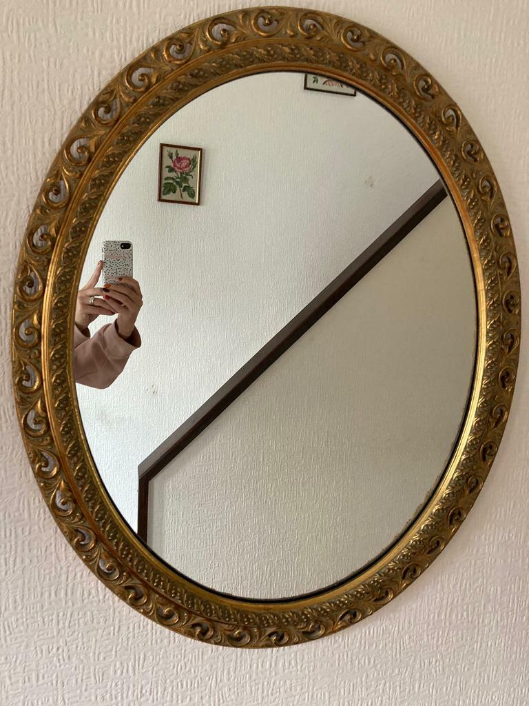 Circle gold trim mirror in Eaglescliffe, County Durham Gumtree