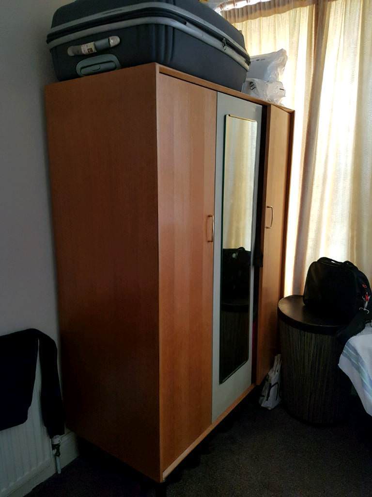 G   -PLAN WARDROBE Triple MIRROR SIGNED 1950s retro TRIAXIAL 