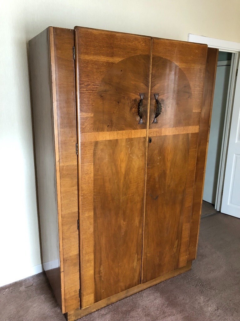Large vintage wooden wardrobe Is in good condition Can deliver in Swansea Gumtree