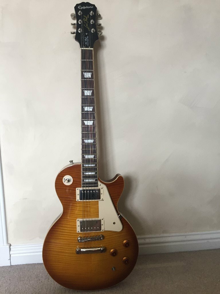 Epiphone Les Paul Standard Pro electric guitar (Honey Burst) in
