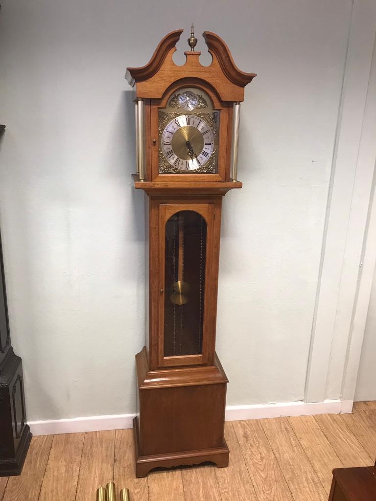 Tempus Fugit oak cased grandfather clock in Kirkintilloch, Glasgow