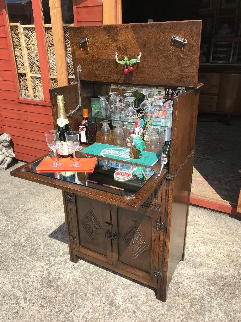 Jaycee Cocktail Bar Oak Drinks Old Charm Era Home Bar See